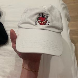 WHITE RIPNDIP NYC HAT